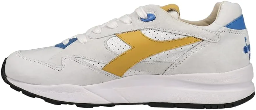 Diadora Mens Eclipse Italia Lace Up Sneakers Shoes Casual - White