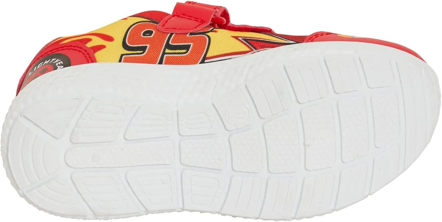 Disney Cars Boys Trainers Kids Lightning McQueen Sports Shoes Easy Fasten Sneakers Skate Pumps