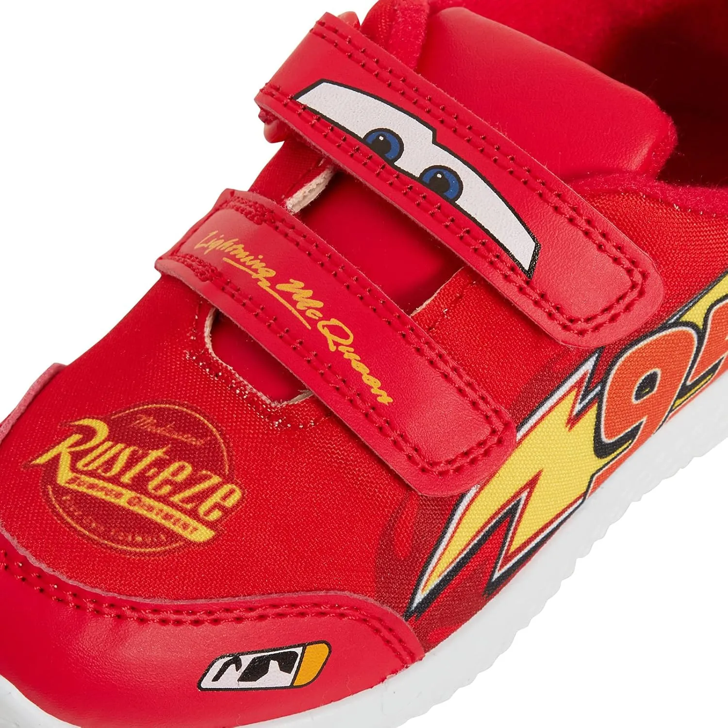 Disney Cars Boys Trainers Kids Lightning McQueen Sports Shoes Easy Fasten Sneakers Skate Pumps