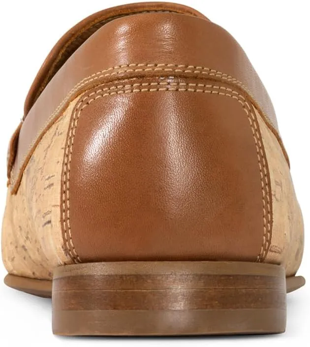Donald Pliner Dannie Slip-On Leather Loafer - Stacked Heel – Classic Dress Loafers for Men, Memory Foam Insole, Men’s Driving Shoes, Leather Shoes for Men