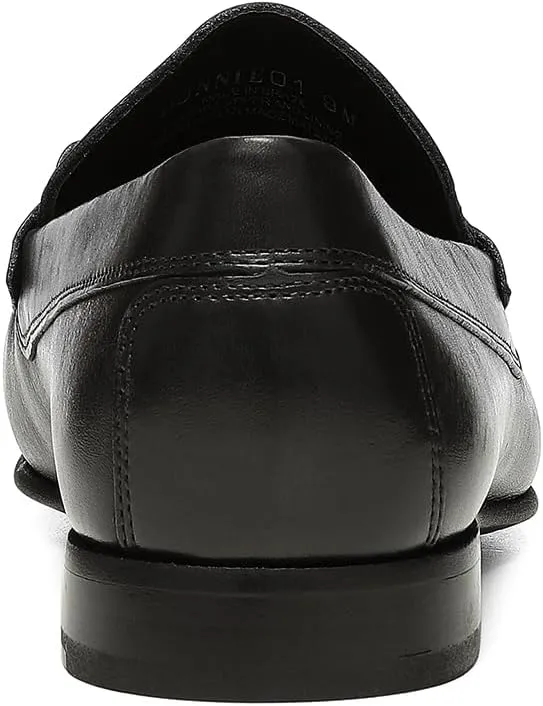 Donald Pliner Donnie Men’s Slip-On Loafer - Stacked Heel – Classic Dress Loafers for Men, Memory Foam Insole, Slip-On Shoes for Men, Comfortable Dress Shoes