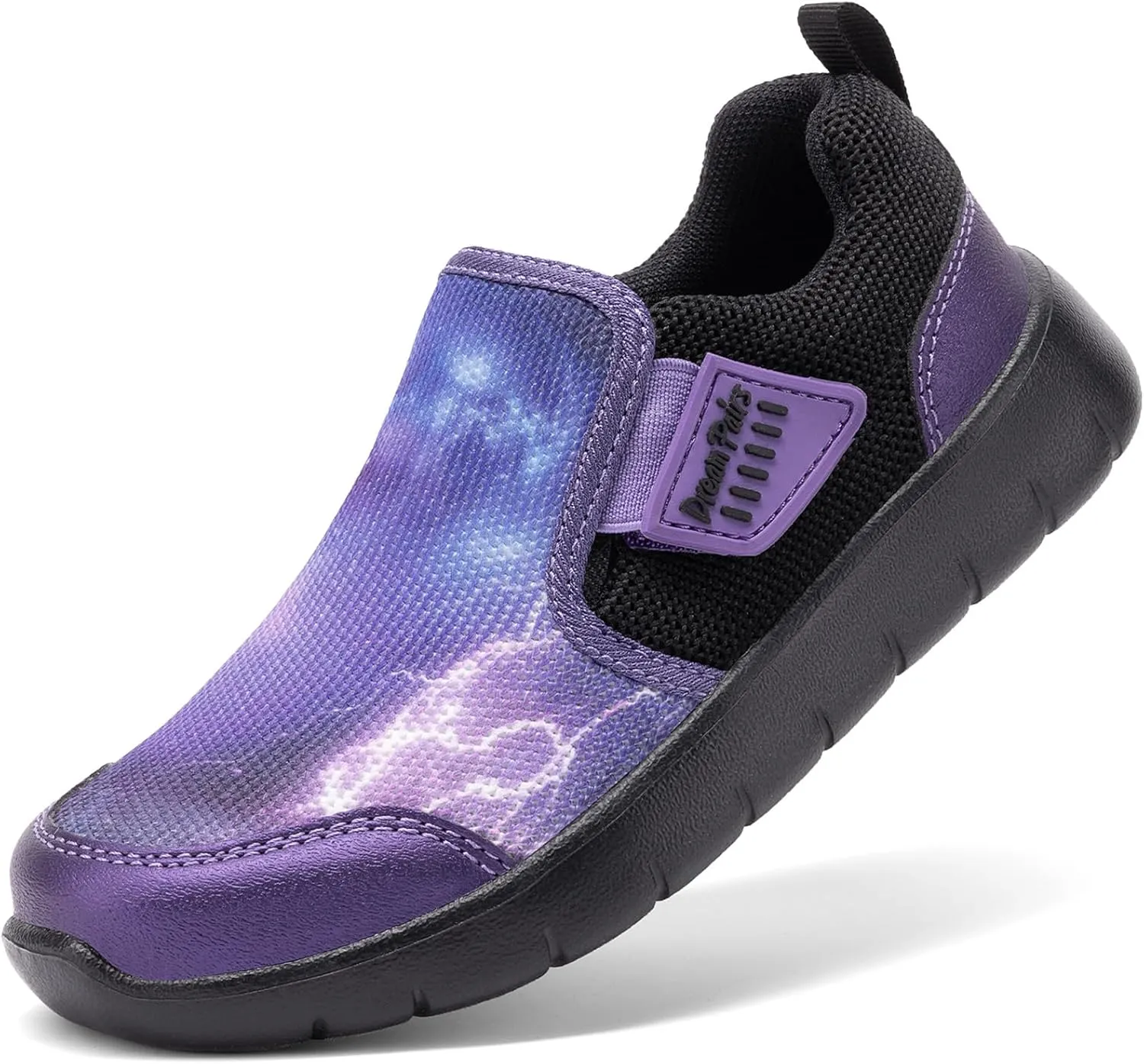 DREAM PAIRS Boys Girls Shoes Kids Slip on Tennis EZ-Ons MightyMovers Running Athletic Barefoot Zero Drop Sports Sneakers