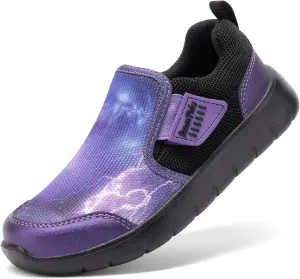DREAM PAIRS Boys Girls Shoes Kids Slip on Tennis EZ-Ons MightyMovers Running Athletic Barefoot Zero Drop Sports Sneakers