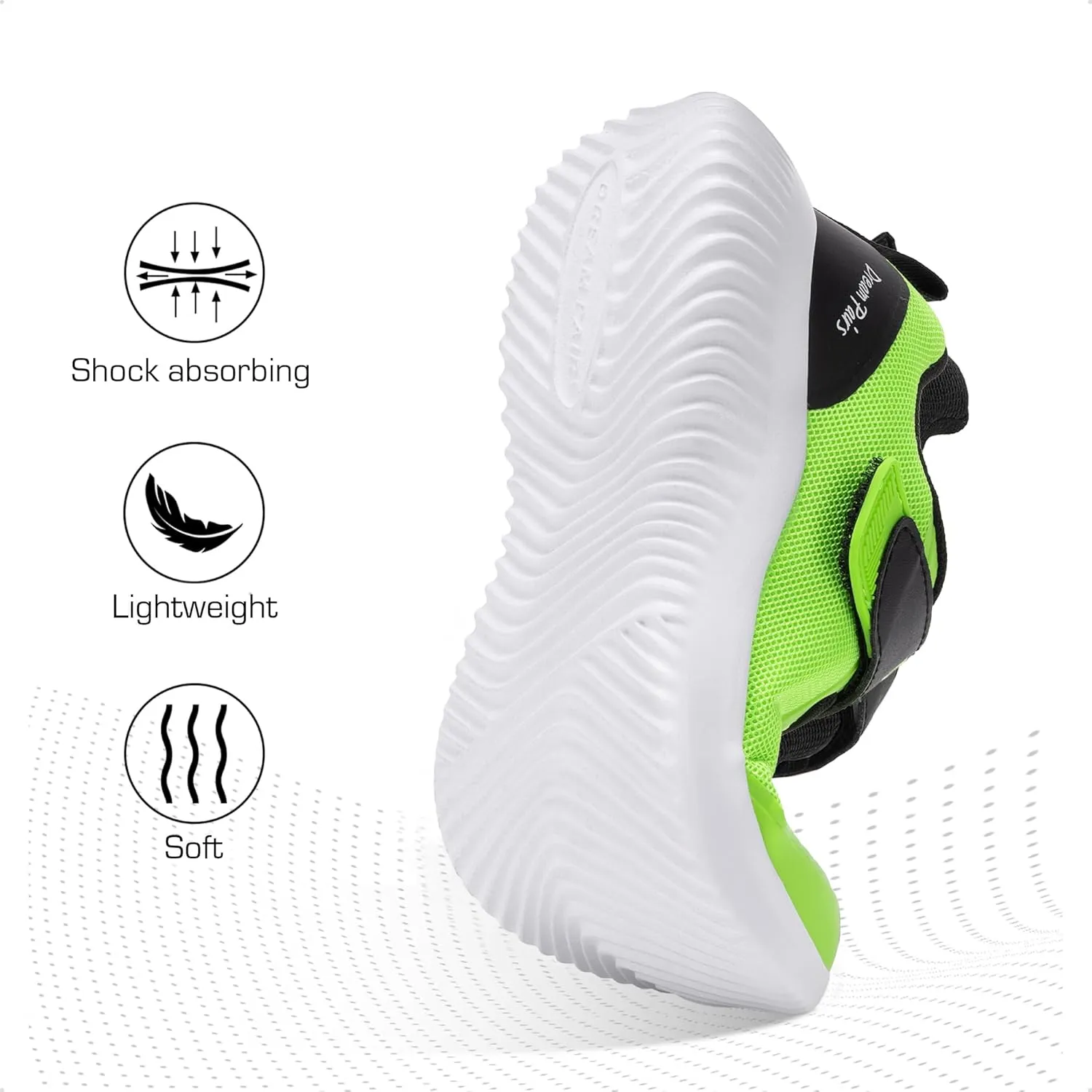 DREAM PAIRS Boys Girls Shoes Kids Tennis EZ-Ons BreezeRunners Running Sneakers