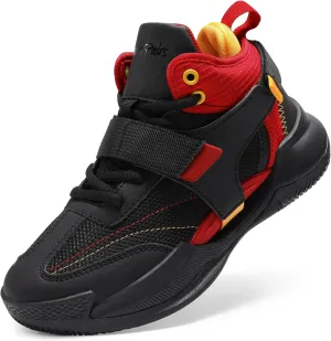 DREAM PAIRS Kids Basketball Shoes Boys Girls Low-top Sneakers Durable Sports Shoes Lace-up Breathable School Trainers for Little Big Kids Youth