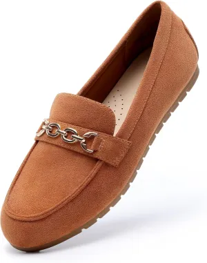 DREAM PAIRS Loafers for Women Casual Comfortable Slip On Flat Shoes Lightweight Leisure Work Shoes Comfort Walking Shoes