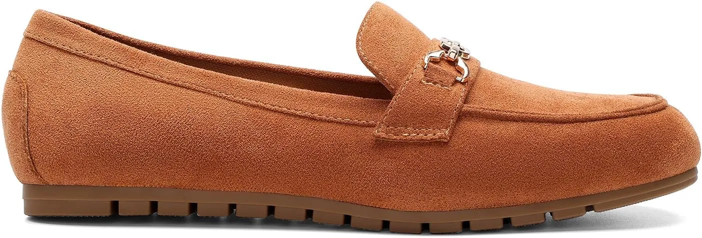 DREAM PAIRS Loafers for Women Casual Comfortable Slip On Flat Shoes Lightweight Leisure Work Shoes Comfort Walking Shoes