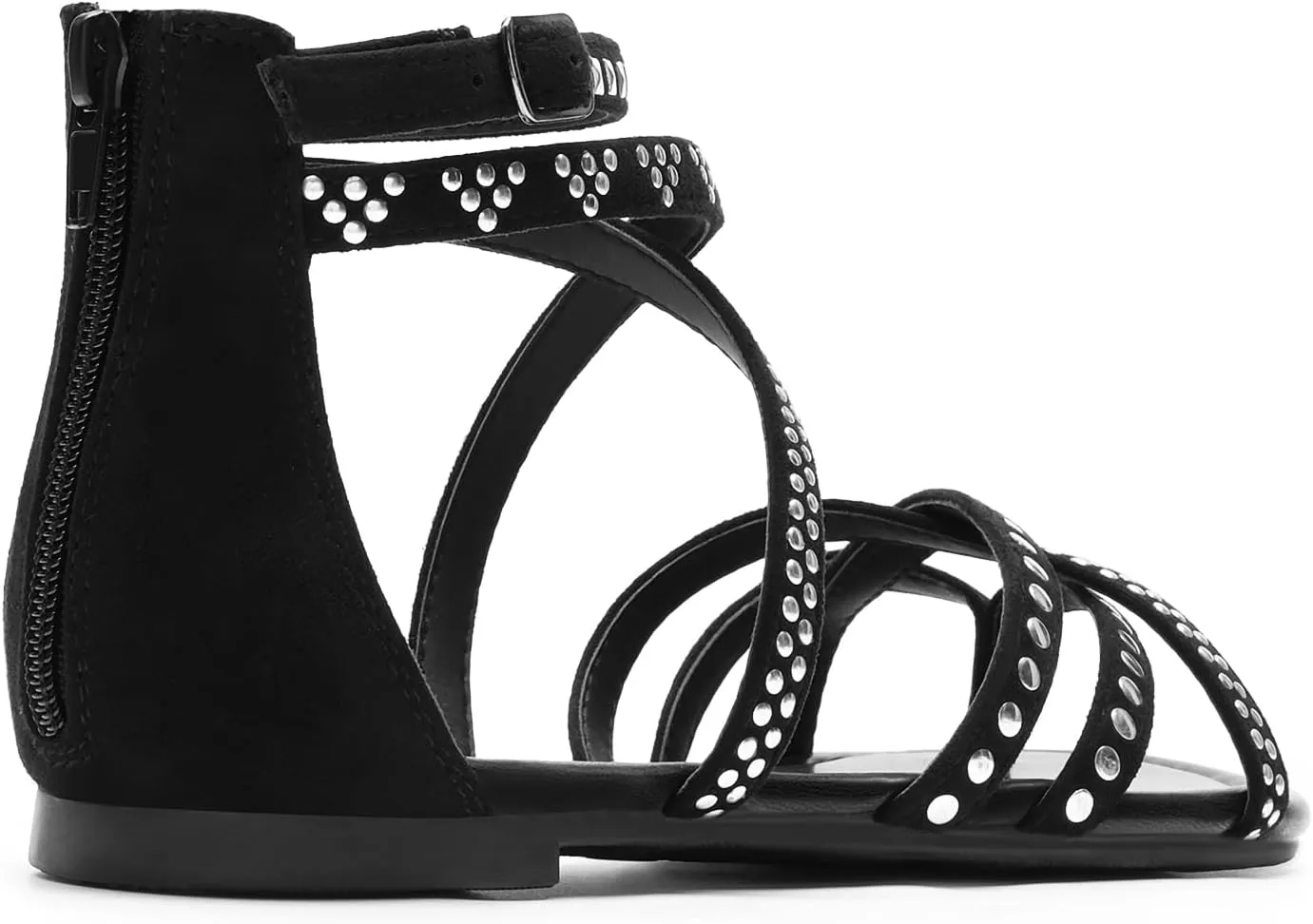 DREAM PAIRS Women's Dressy Gladiator Summer Cross Strappy Sandals Comfort Flat Casual Beach Fisherman Thong Sandals