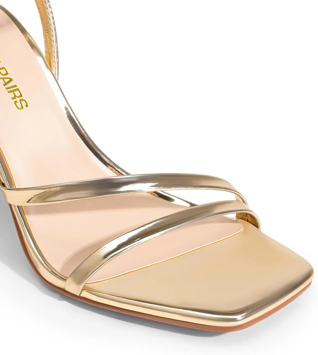 DREAM PAIRS Women’s High Stilettos Heels Open Toe Square Sandals Ankle Strap Pumps Sexy Comfort Strappy Dress Shoes Party Wedding Heeled Sandals