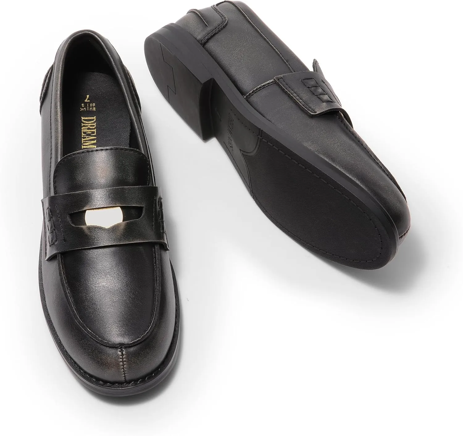 DREAM PAIRS Women's Loafers Dressy Fashion Comfortable Slip On Penny Loafers Business Casual Shoes Work Office for Women