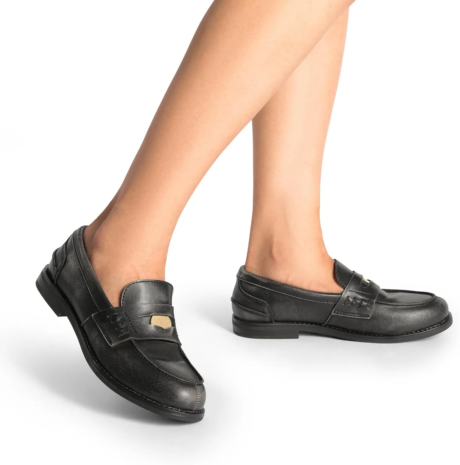 DREAM PAIRS Women's Loafers Dressy Fashion Comfortable Slip On Penny Loafers Business Casual Shoes Work Office for Women
