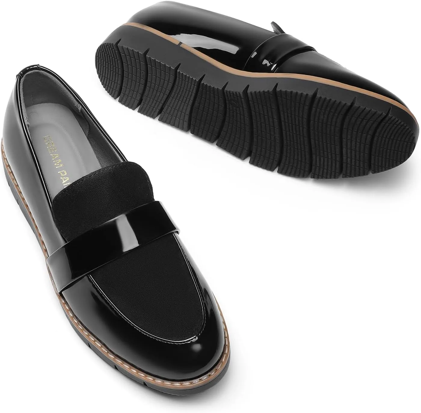 DREAM PAIRS Women's Loafers, Slip-On Business Casual Work Shoes