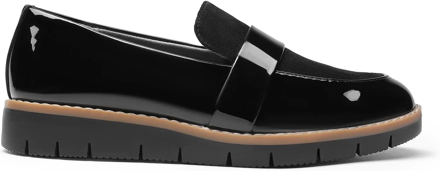 DREAM PAIRS Women's Loafers, Slip-On Business Casual Work Shoes