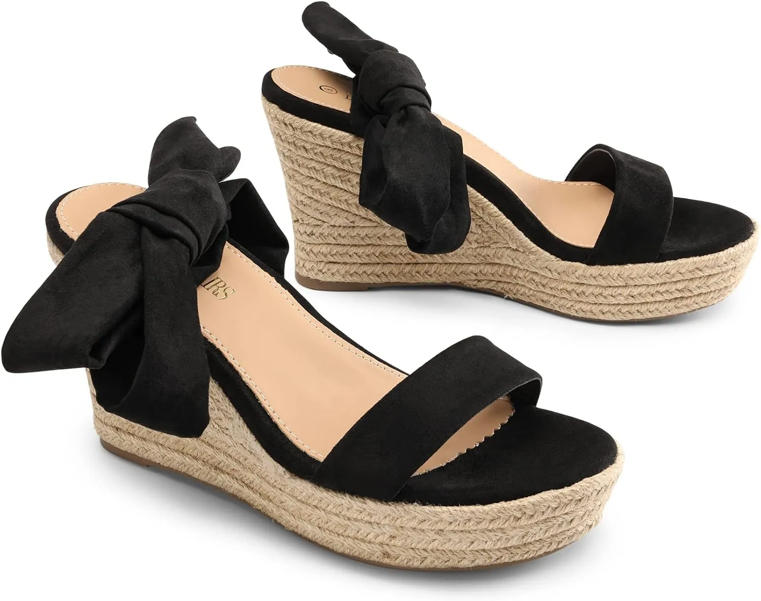DREAM PAIRS Womens Open Toe Espadrilles Wedges Tie Lace Up Cute Ankle Strap Platform Sandals Dressy Shoes