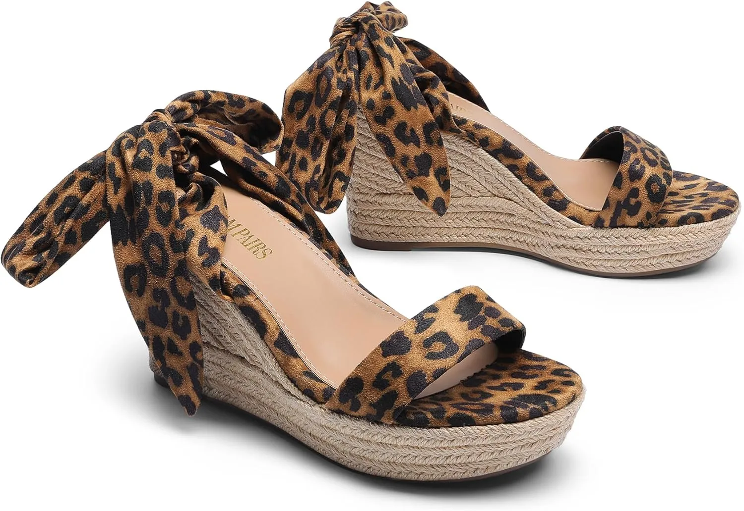 DREAM PAIRS Womens Open Toe Espadrilles Wedges Tie Lace Up Cute Ankle Strap Platform Sandals Dressy Shoes