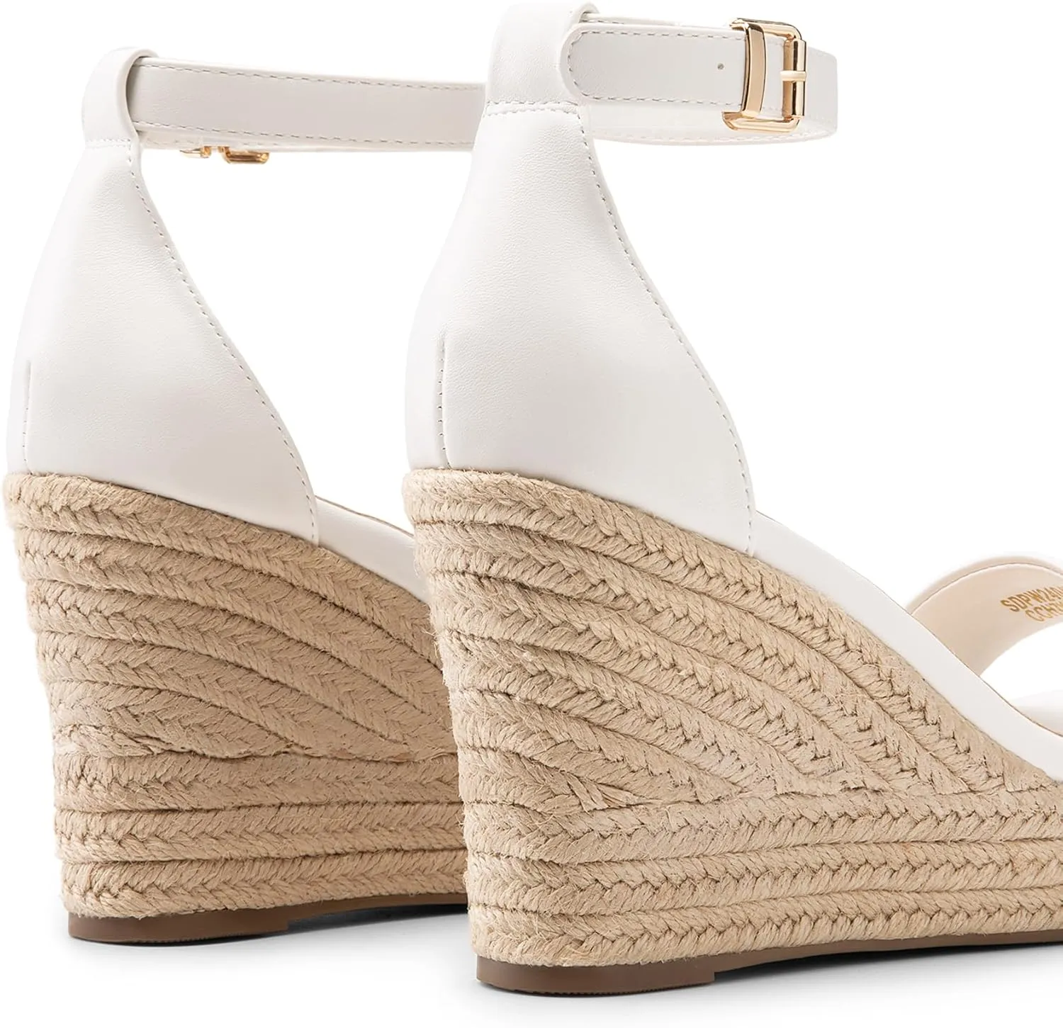 DREAM PAIRS Women's Platform Wedges Sandals, Comfortable Open Toe Espadrilles Sandals Dressy Buckle Ankle Strap Summer Shoes