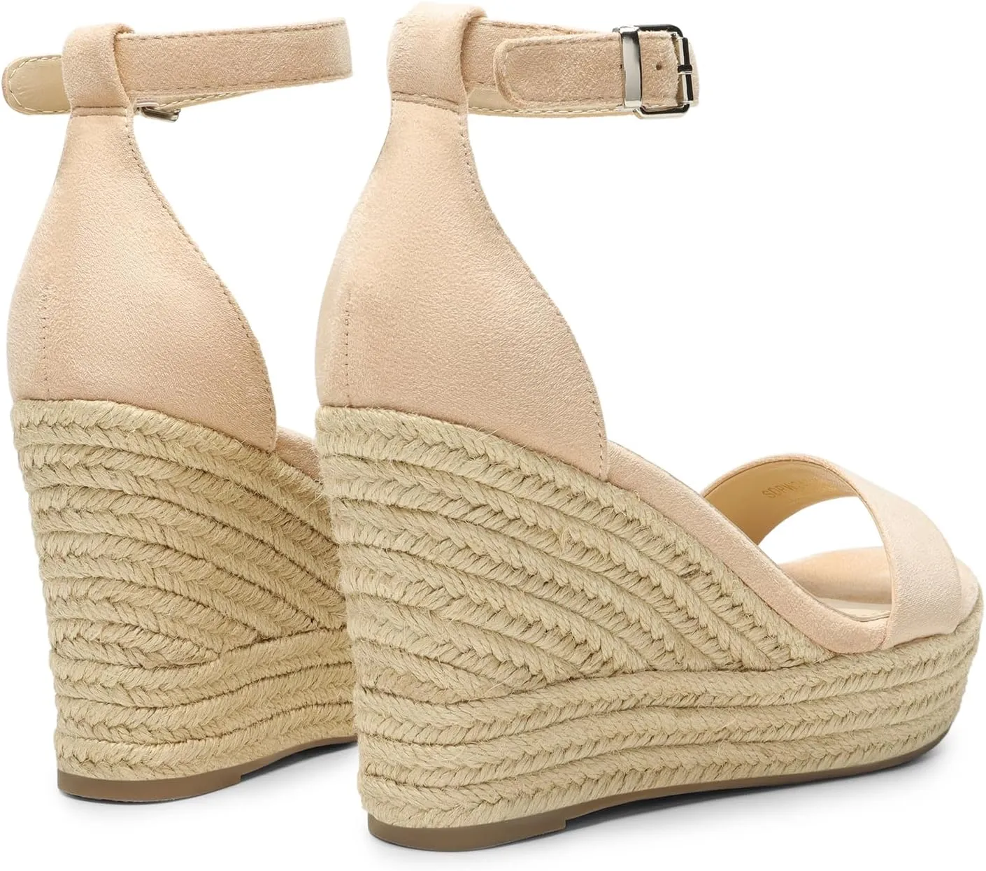 DREAM PAIRS Women's Platform Wedges Sandals, Comfortable Open Toe Espadrilles Sandals Dressy Buckle Ankle Strap Summer Shoes