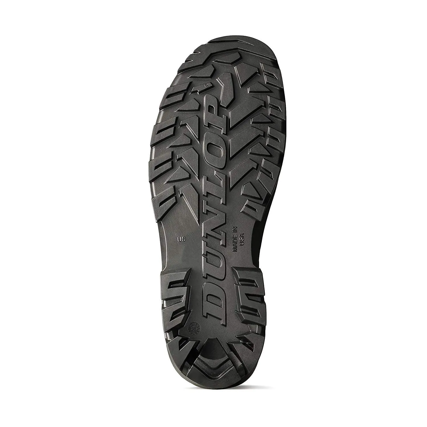 Dunlop Protective Footwear, Chesapeake Plain Toe, 100% Waterproof, Lightweight and Durable PVC Boots, Slip Resistant, 8677577.07, Size 7 US, Black