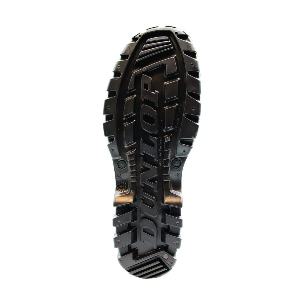 DUNLOP Protective Footwear, Dane, 100% Waterproof PVC, Lightweight and Durable Protective Footwear, MD0HD01.13, Size 13, Black