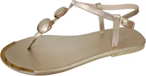 Eduavar Wedge Sandals for Women, Sandals Women Lace Trim Ring Toe Floral Flat Sandals Dressy Summer Beach Sandals