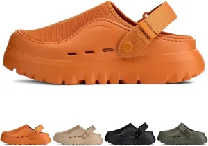Fashion Platform Clogs Sandals for Women's Casual Adjustable Indoor Non Slip Comfortable Outdoor Men Slippers Women's Mules & Clogs