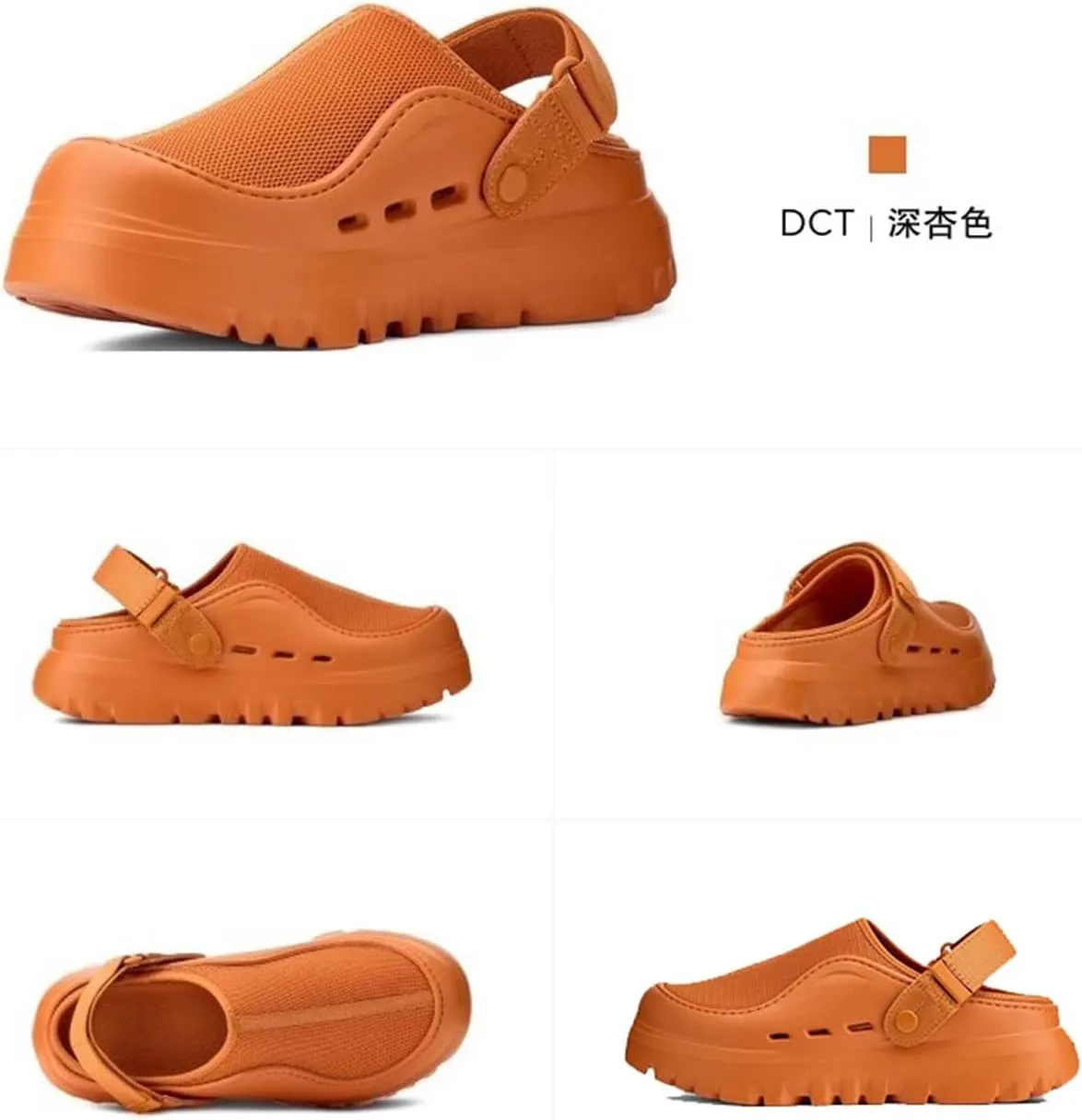 Fashion Platform Clogs Sandals for Women's Casual Adjustable Indoor Non Slip Comfortable Outdoor Men Slippers Women's Mules & Clogs