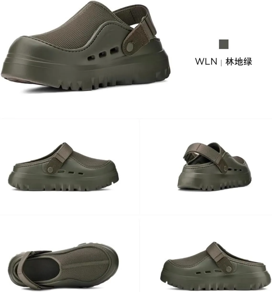Fashion Platform Clogs Sandals for Women's Casual Adjustable Indoor Non Slip Comfortable Outdoor Men Slippers Women's Mules & Clogs
