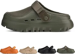 Fashion Platform Clogs Sandals for Women's Casual Adjustable Indoor Non Slip Comfortable Outdoor Men Slippers Women's Mules & Clogs