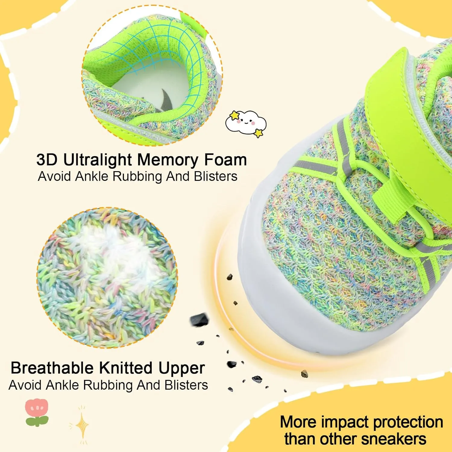 FEETCITY Toddler Sneakers Wide Toddler Shoes Boys Girls Tennis Shoes Sports Running Walking Sneakers