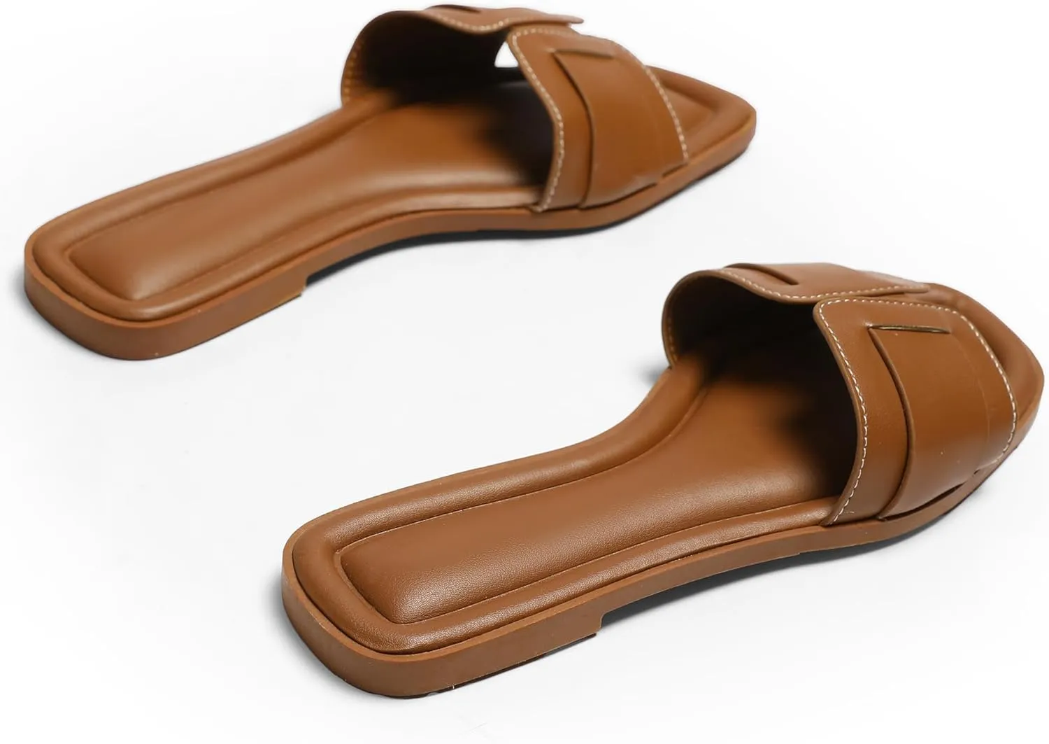 Flat Womens Sandals Flat Slide Sandals Women Black Brown White Sandals Size 6-11