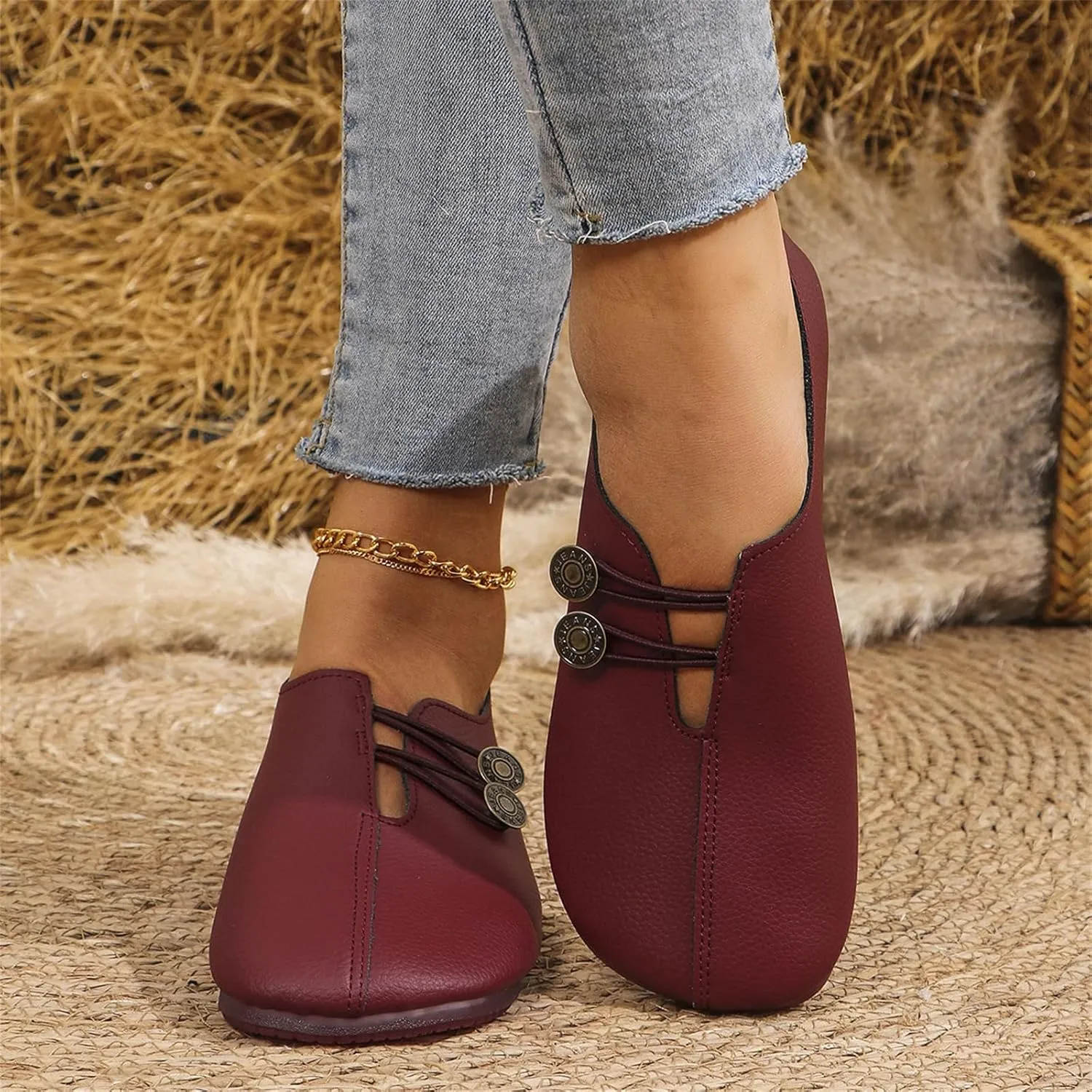 Flats Shoes for Women Casual Wide Toe Suede Clogs Shoe Comfortable Dressy Flats Non Slip Business Work Shoe Elegance Office Shoes Summer Mules House Slip On Slippers