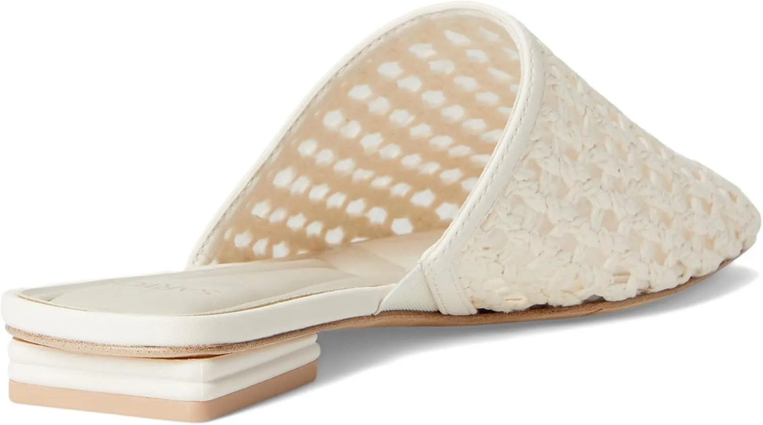 Franco Sarto Tomika2 - Mules for Women - Woven Fabric Upper - Faux Leather Insole - Leather Outsole