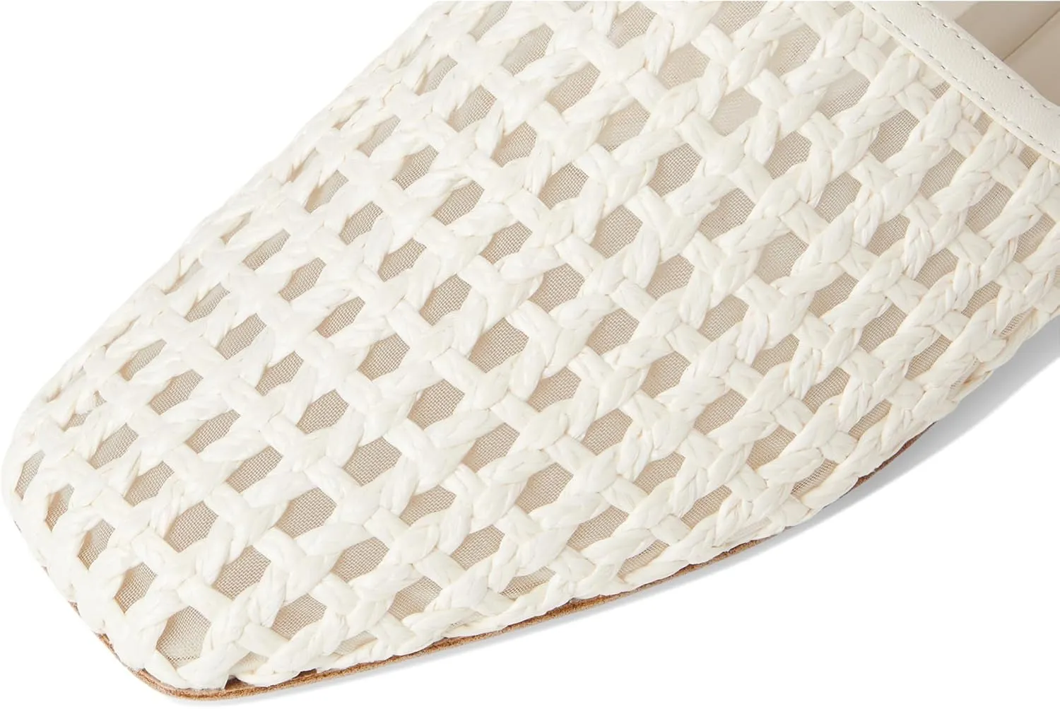 Franco Sarto Tomika2 - Mules for Women - Woven Fabric Upper - Faux Leather Insole - Leather Outsole