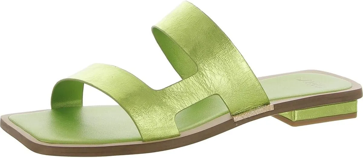 Franco Sarto Women's Emily Open Toe Flat Sandal Slide