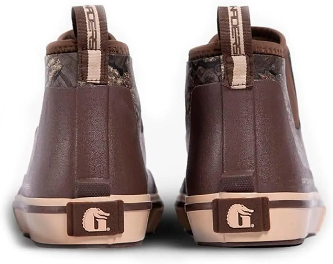 Gator Waders Men's Camp Boots - Durable Slip-Resistant Neoprene Lined Waterproof Ankle Boots for Camping, Fishing & Hiking