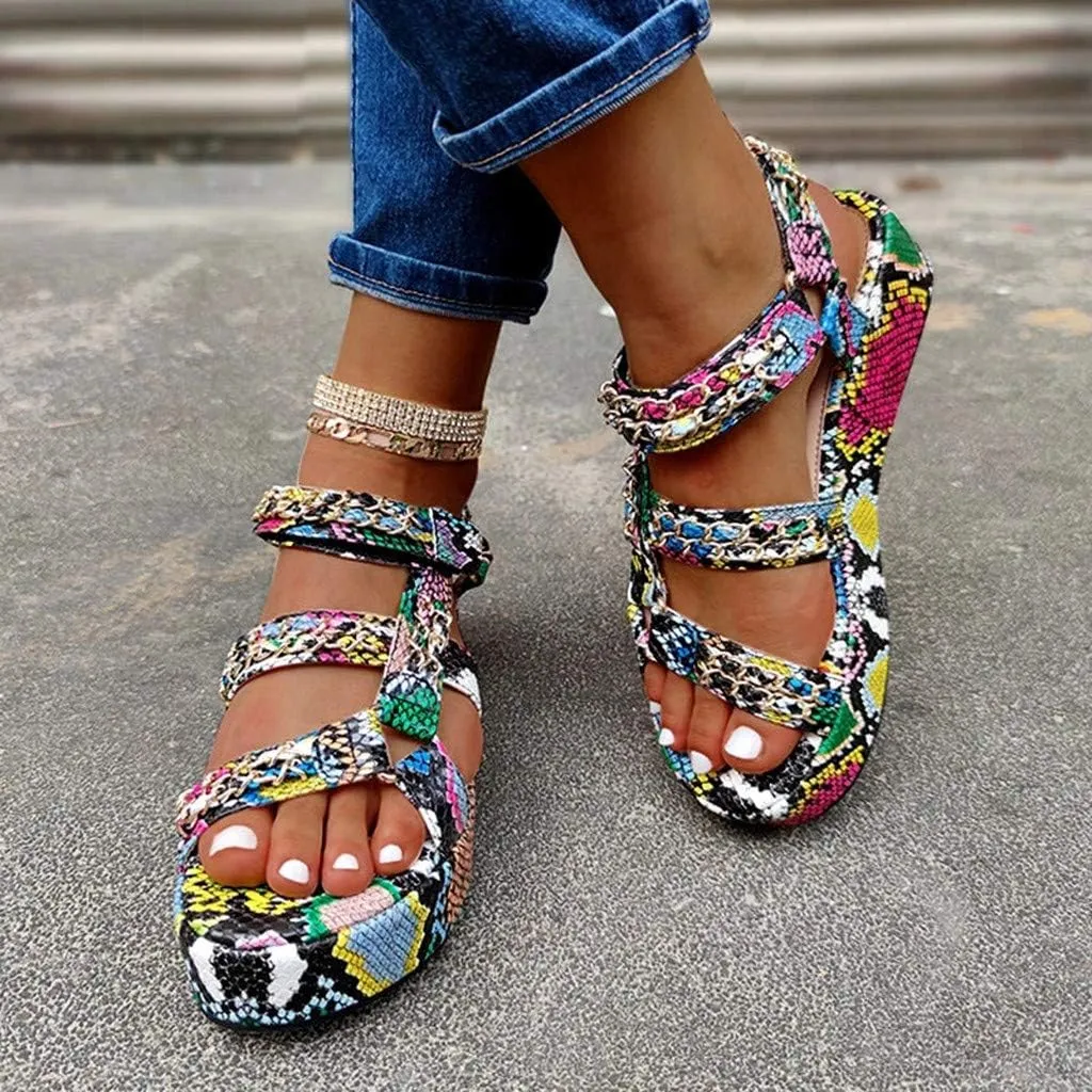 Gibobby Platform Sandals for Women,Women's Sandals Espadrille Wedge Platform Summer Ankle Strap Studded Open Toe Sandal