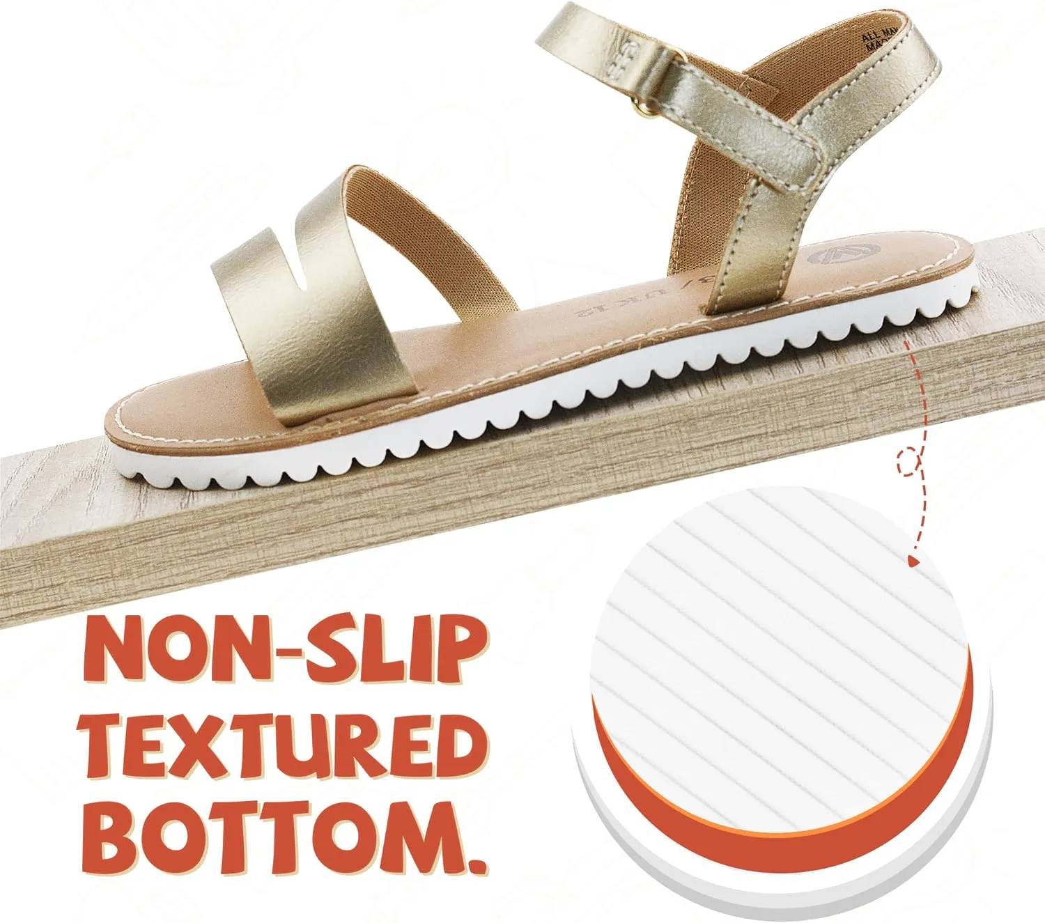 Girls Sandals Open Toe Strappy Summer Shoes Dress Sandals for Girls