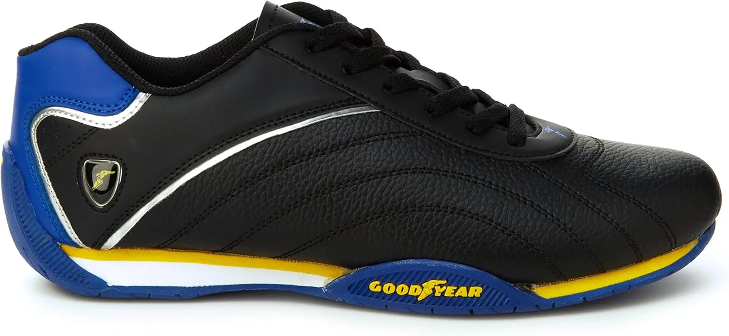Goodyear Mens Ori Racer Sneaker – Low-Top Sneakers, PU Leather & Mesh Lining