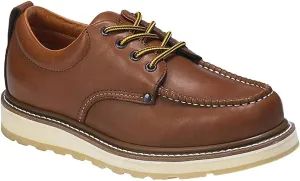 HANDPOINT Men's Stylish Classic 4" SureTrack Soft Toe Leather Slip Resistant Durable Breathable Oxford Work Boot 82994