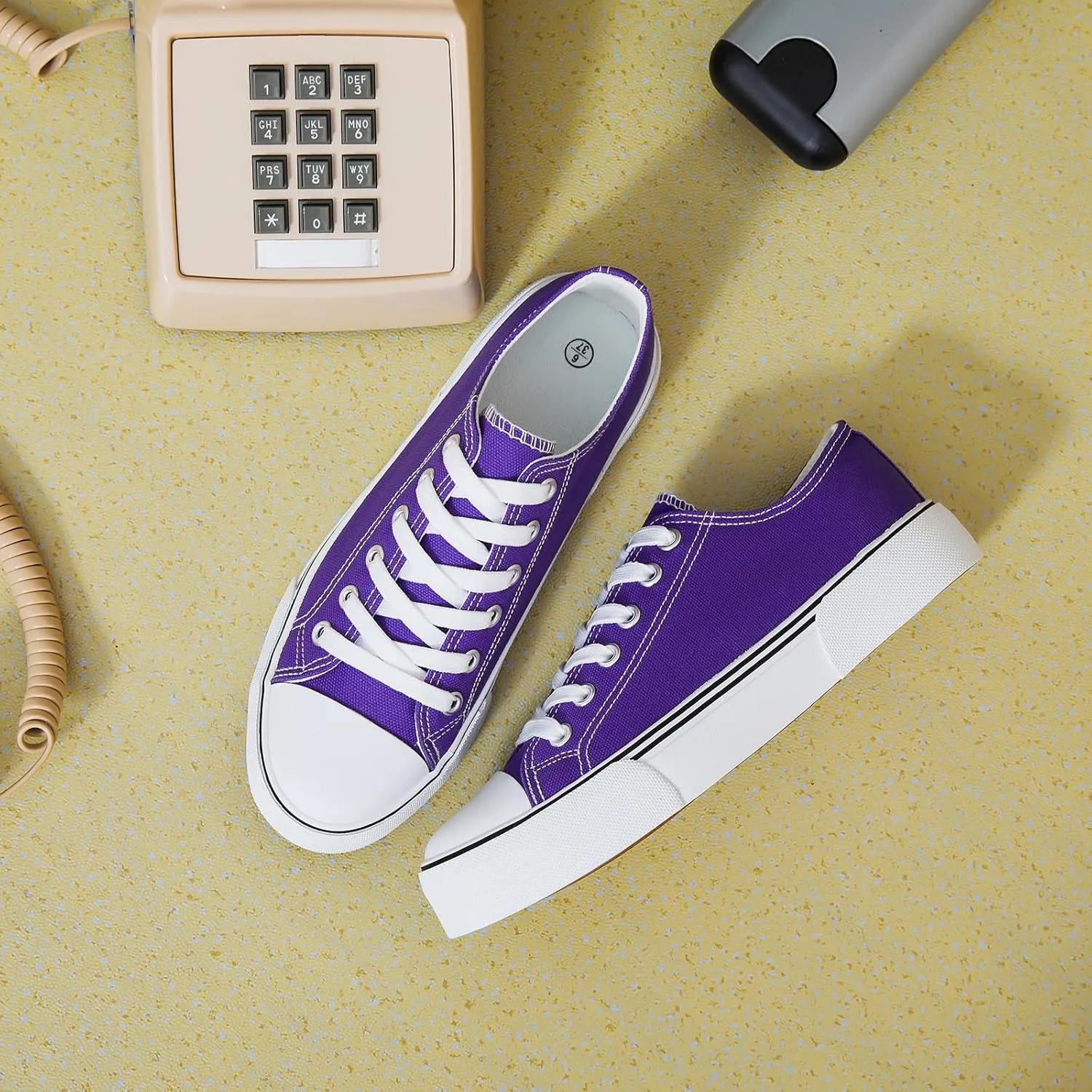 hash bubbie White Sneakers for Women Low Top Canvas Shoes Womens Canvas Sneakers Women's Fashion Sneakers Slip on Casual Tennis Shoes
