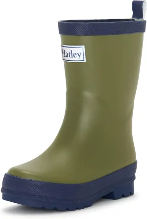 Hatley Unisex-Child Solid Rain Boots