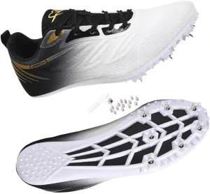 HESBITEUL Mens Track and Field Shoes Sprint Sport Sneakers Youth Professional Training Racing Running Shoes