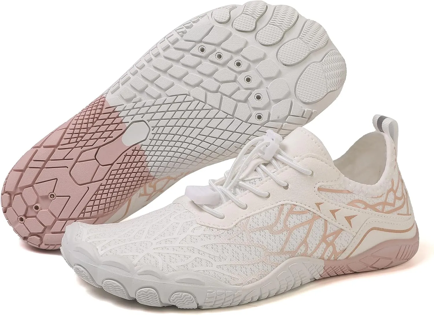 Hike Barefoot Shoes for Women and Men- Pro Wide Toe Box,Walking Barefoot Shoe,Healthy & Non-Slip,Breathable Athletic Sneaker Comfortable Outdoor Hiking Footwear(Unisex)