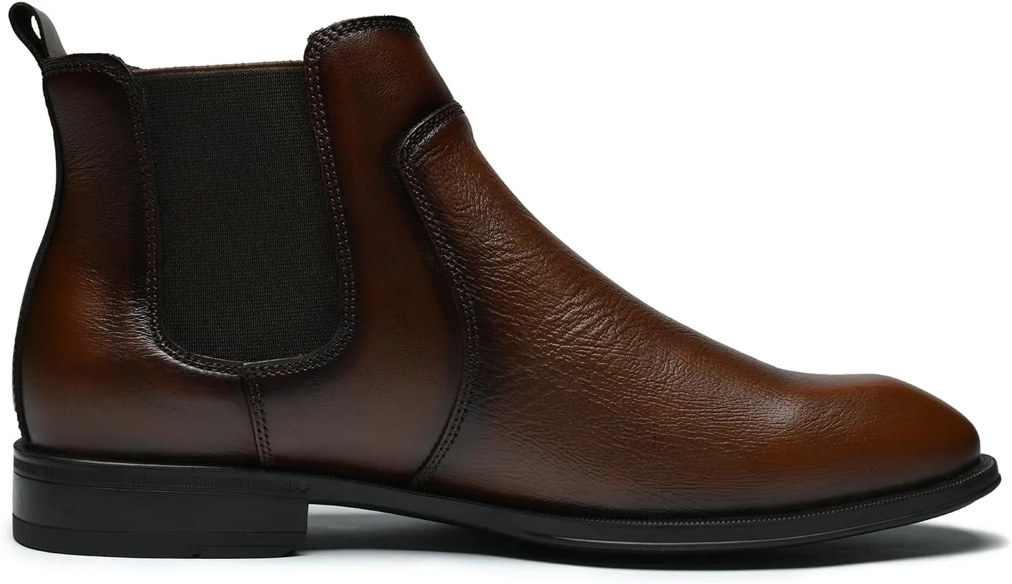 Holy dove Chelsea Boots Men – Genuine Leather,Chelsea Boots for Men with Side Zipper, Casual Slip-On Ankle Boots, Chukka & Oxford Style Dress Boots