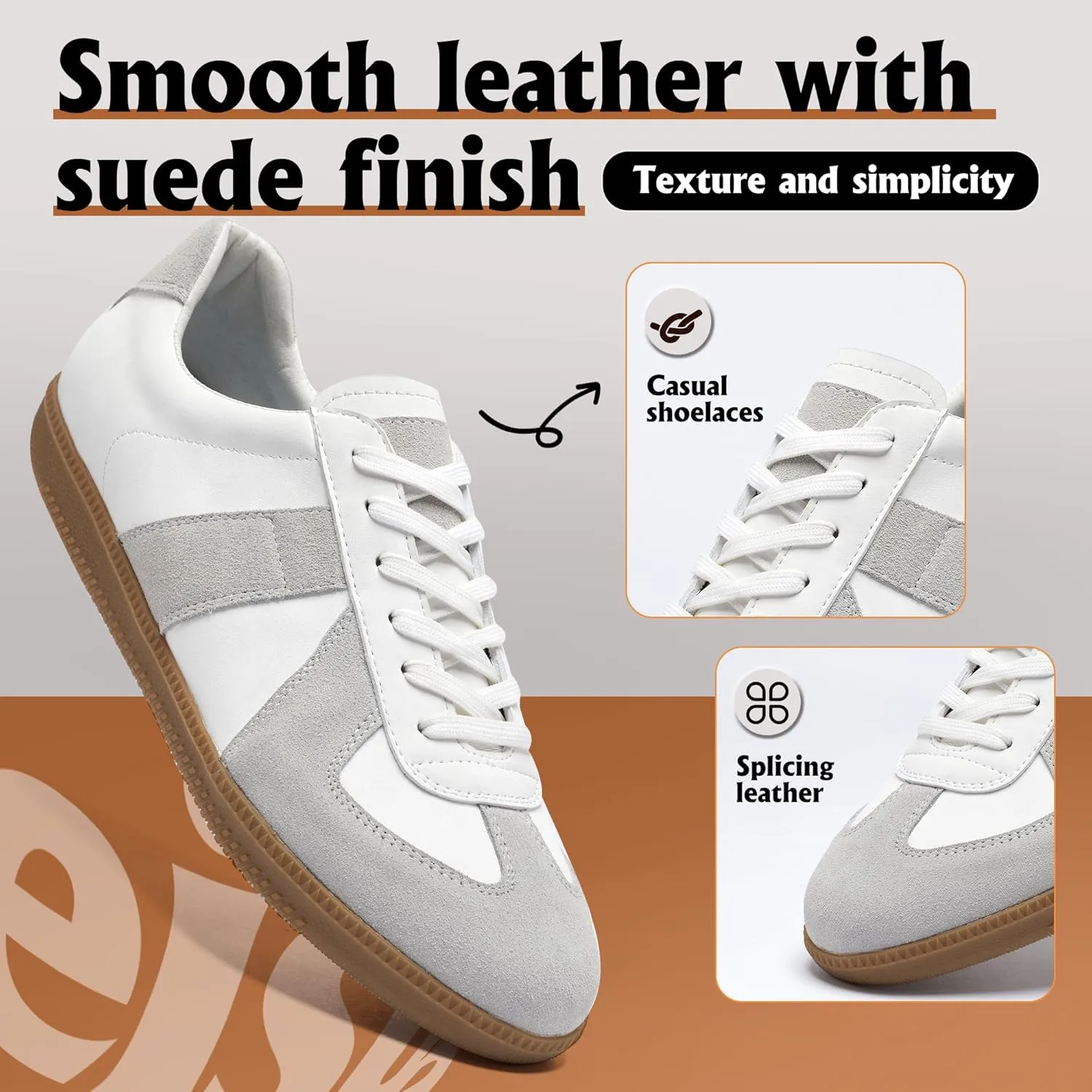 Hopelong Retro Tennis Shoes Trainers Skateboard Shoes Lace Up Sneakers Lightweight Comfort Walking Footwear for Women Men