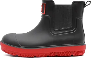 HSBDNZQ Deck Rain Boots Men Women, Short Waterproof Rubber Boots, Anti Slip Lightweight Water Shoes Unisex, Original Chelsea Garden Boots, Durable Fishing Boots Outdoor, Mud Work Booties