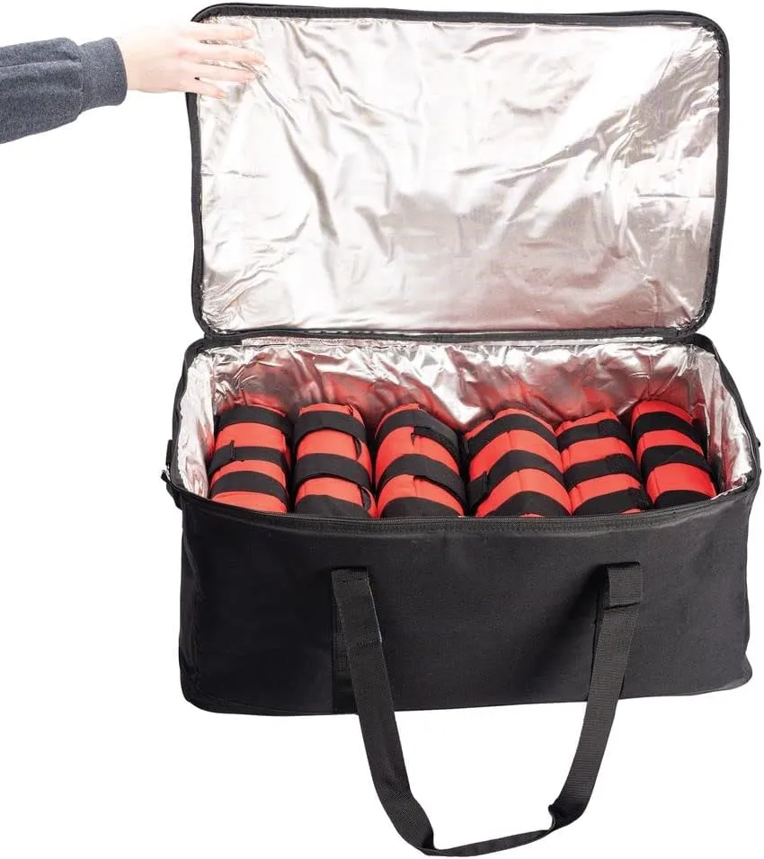 Ice Boot Cooler Bag | Color Black | Prolongs Cooling Life for Horse Boots | High Capacity | Lightweight & Portable | Versatile Usage | Durable Build