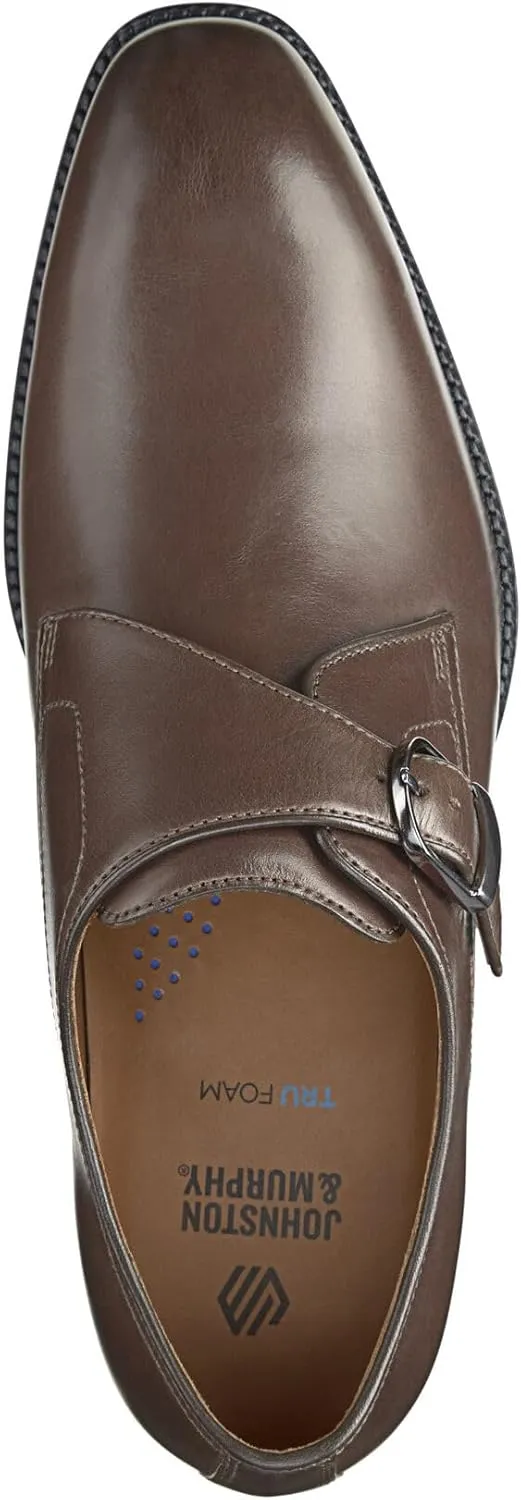 Johnston & Murphy Sullivan Single Buckle Monk Loafers, Business Casual Men’s Dress Loafers, Comfortable Shoes for Men