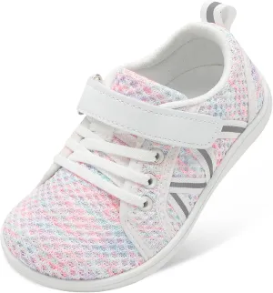 JOINFREE Toddler Shoes Boys Girls Wide Barefoot Shoes Little Kids Minimalist Sneakers Zero Drop Casual Walking Shoes Breathable Tennis Shoes Indoor Outdoor