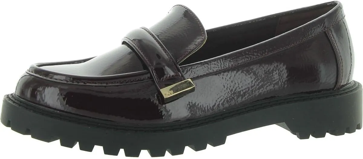 Jones New York Womens Primad Slip On Lug Sole Loafers